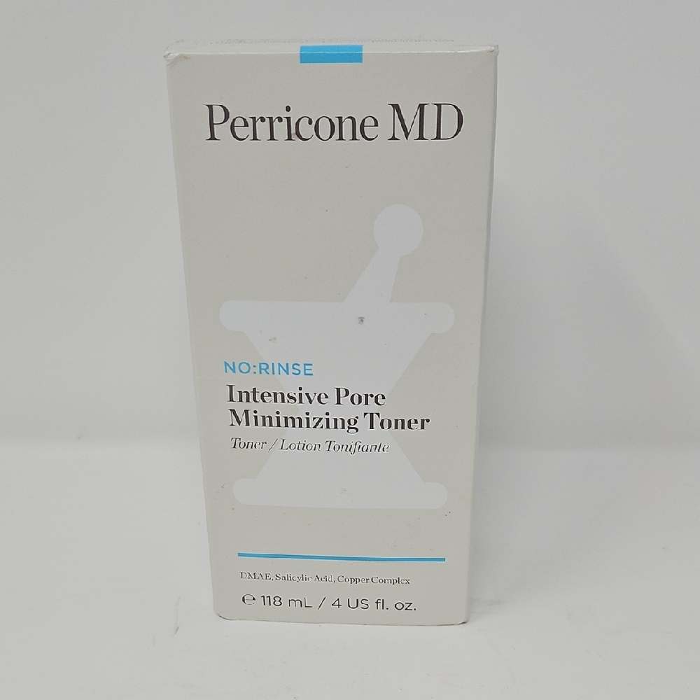 NIB Perricone MD No:Rinse Pore Minimizing Toner 4OZ DMAE Salicylic Acid Copper